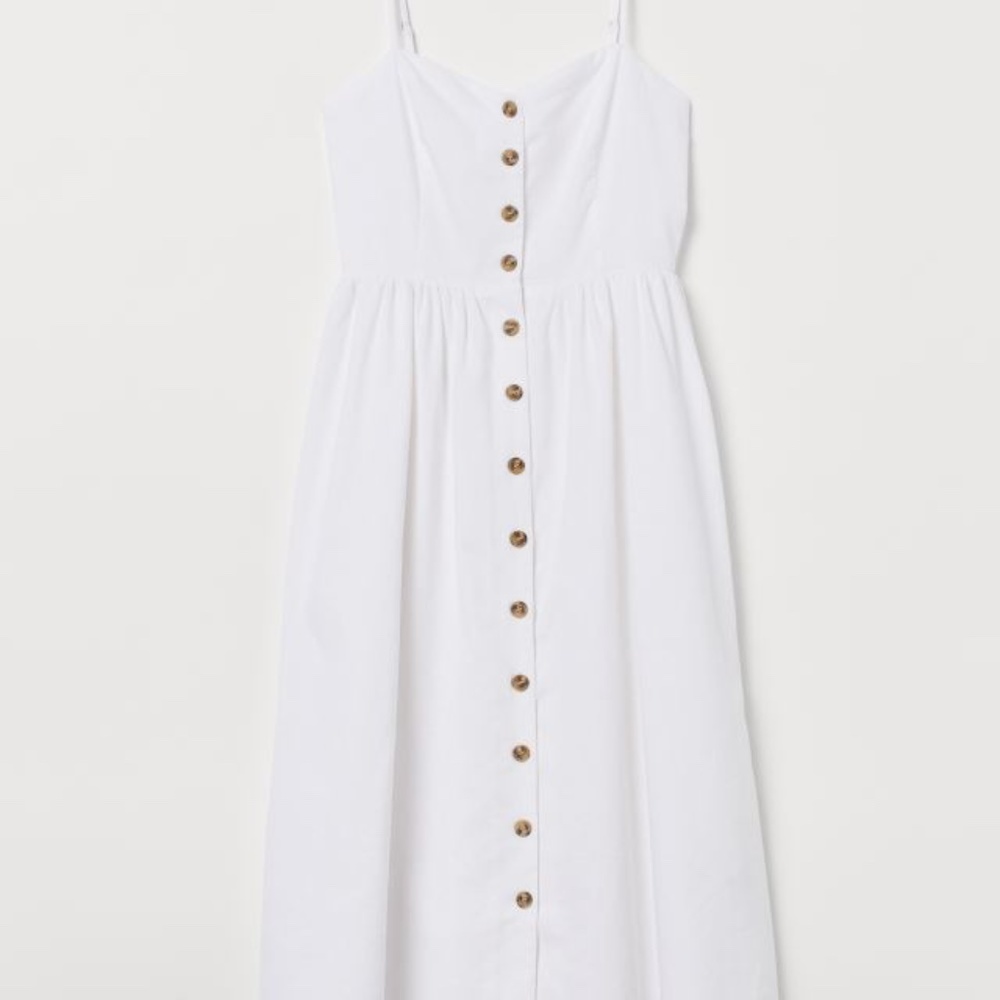 H&M linen Blend Sun Dress